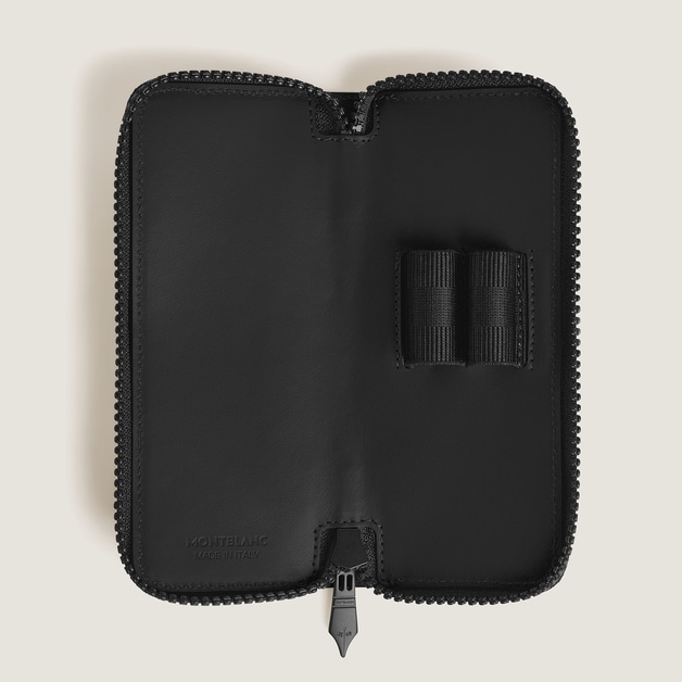 2-Pen Pouch with zip in Extreme Leather - 3