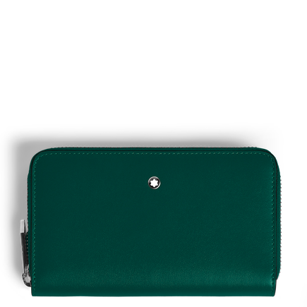 Medium Continental Wallet 12cc with Zip in Soft Leather