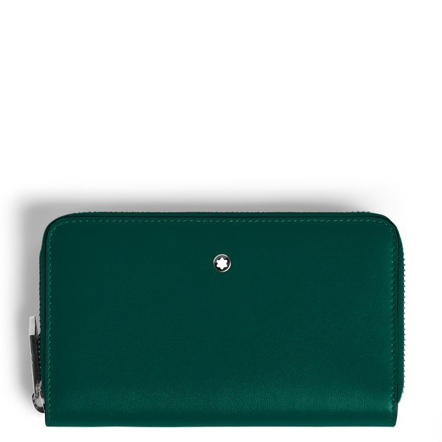 Medium Continental Wallet 12cc with Zip in Soft Leather - 1