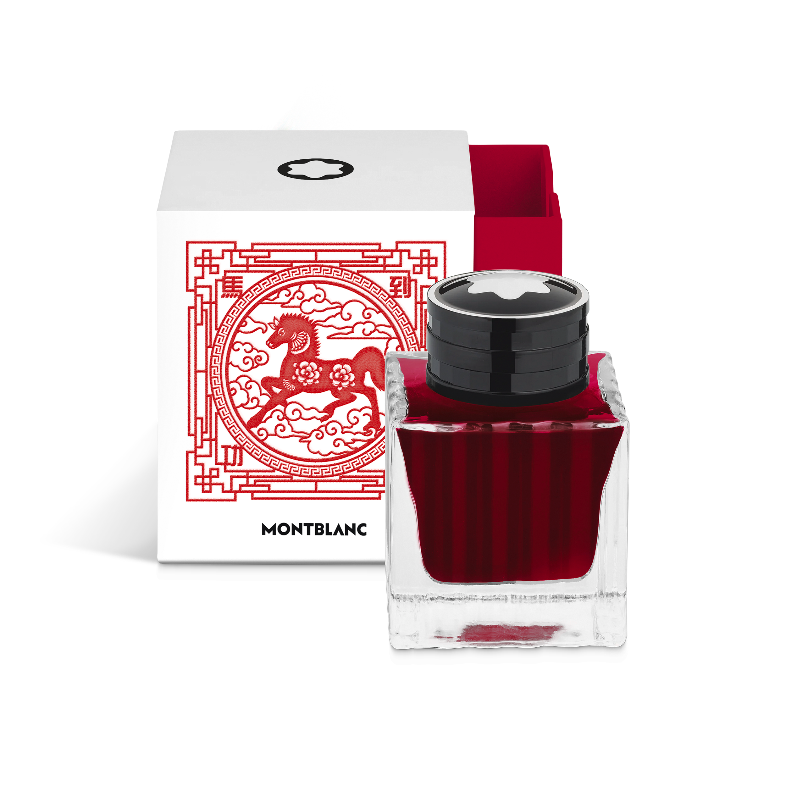 Ink Bottle, The Legend of Zodiacs The Horse, Red, 50 ml