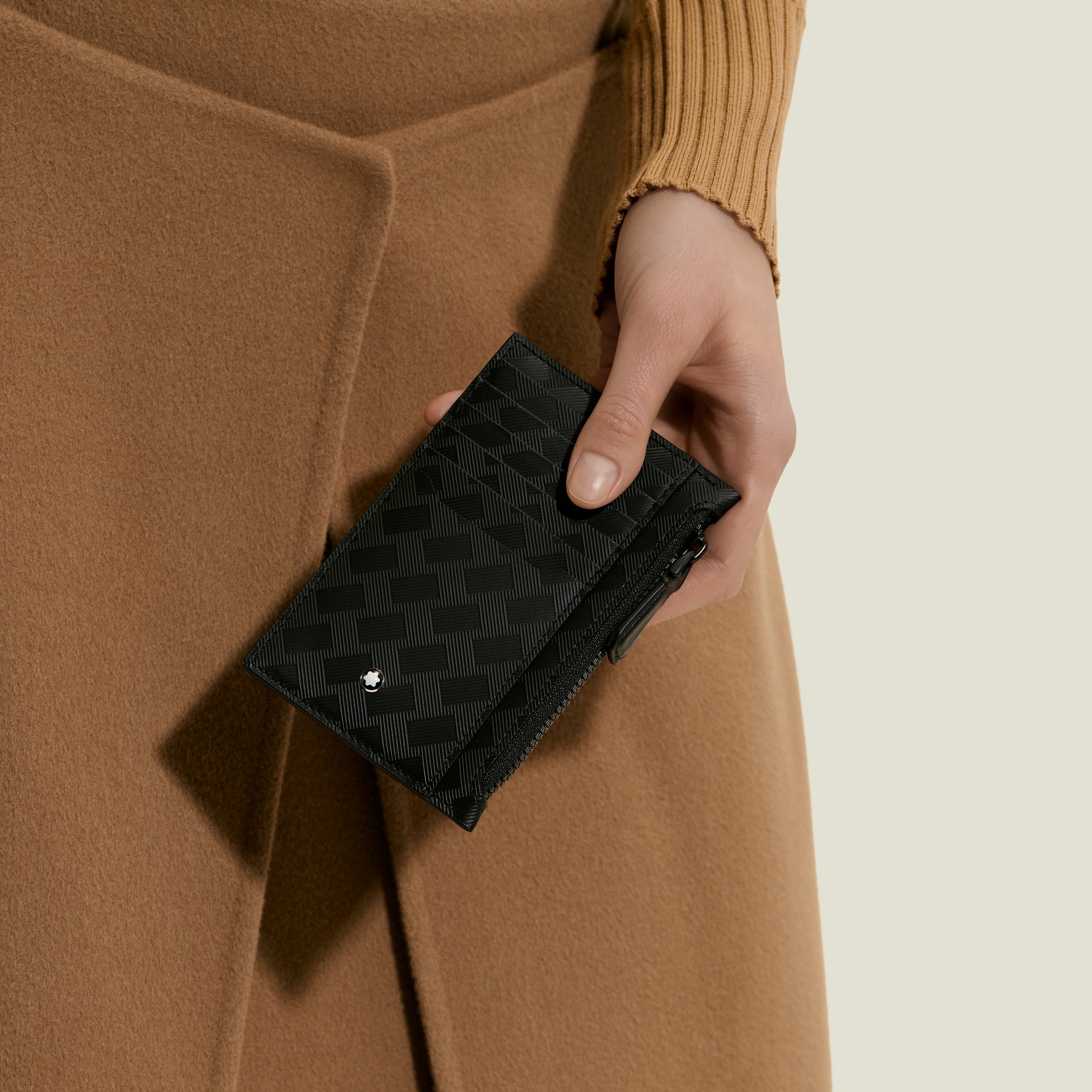 Card Holder 8cc with Zip in Extreme Leather - 2