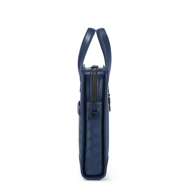 Thin Briefcase in Extreme Leather - 4