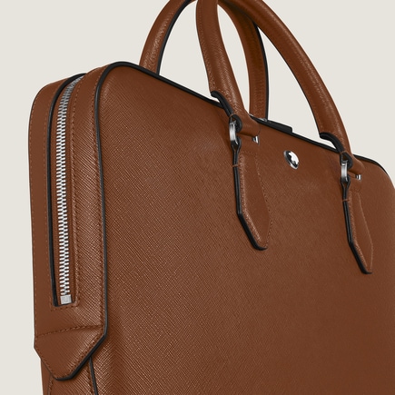 Thin Briefcase in Sartorial Leather