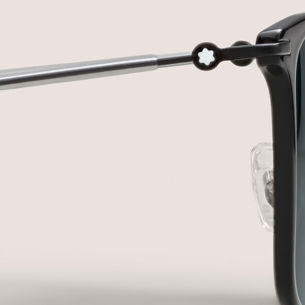 Rectangular Sunglasses with Black Injection Frame  - 4