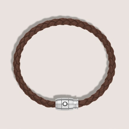 Pulsera pequeña, piel suave, marrón leonado