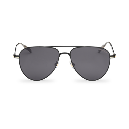 Squared Sunglasses with Black Colored Metal Frame