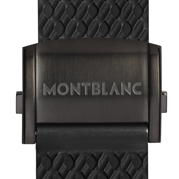 Black Rubber Sport Strap - 2