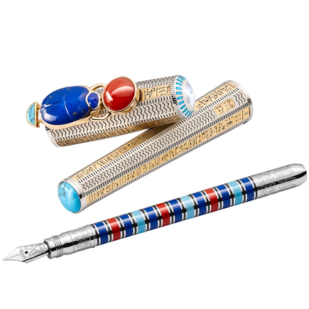Montblanc Heritage Egyptomania A Revival of Ancient Egyptian Treasures Limited Edition 72 Fountain Pen,  Montblanc Heritage Egyptomania A Revival of Ancient Egyptian Treasures Limited Edition 72 Fountain Pen