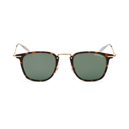 Round Sunglasses with Havana Coloured Injected Frame