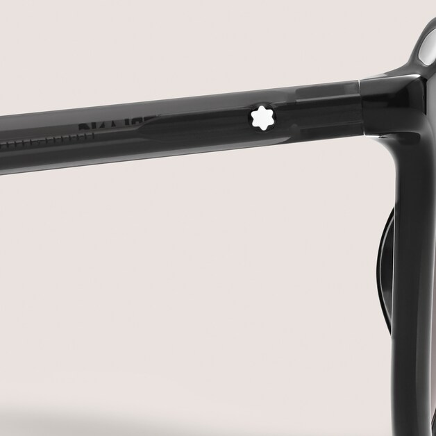 Round Sunglasses with Black Injected Frame - 4