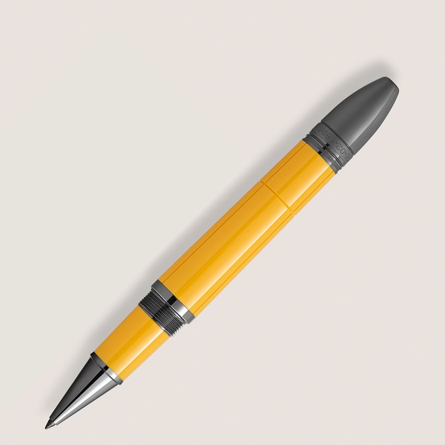 Grandes personalidades Edición Especial Enzo Ferrari Giallo Modena Rollerball - 3