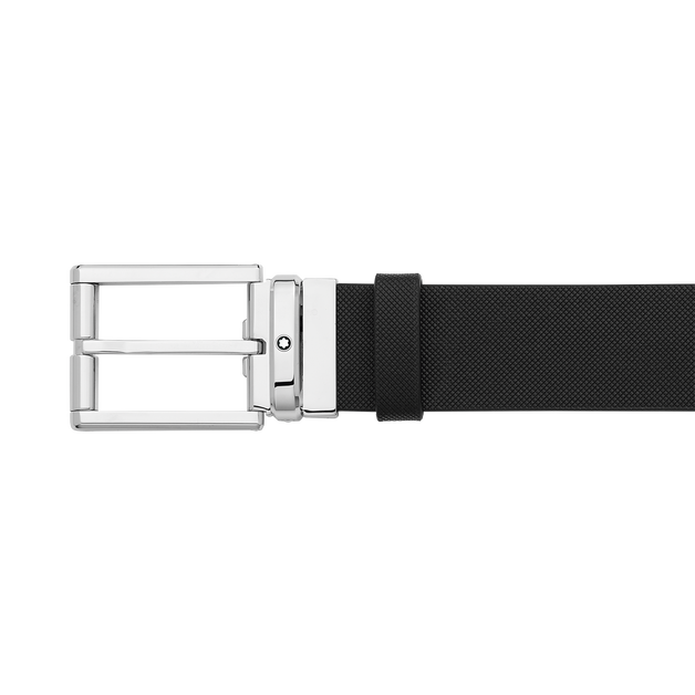 Rectangular 35&nbsp;mm Belt in Textured Leather - 3