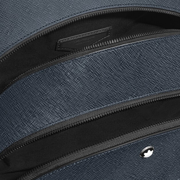 Sac à Dos Moyen Modèle avec 3 Compartiments en Cuir Sartorial - 6