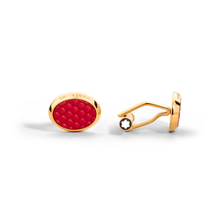 Cufflinks, Meisterstück, Red Lacquer
