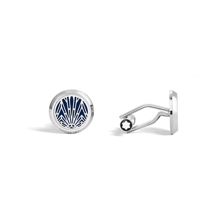 Cufflinks Meisterstück the Origin Collection blue
