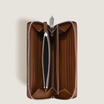 Continental Wallet 12cc with zip in Sartorial Leather