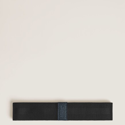 1-Pen Loop with Elastic Band in Sartorial Leather