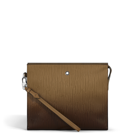 Clutch in Corteccia Sfumato Leather