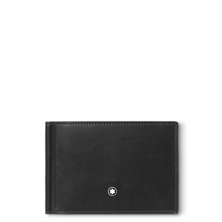 Meisterstück Cartera para 6 tarjetas con clip para billetes