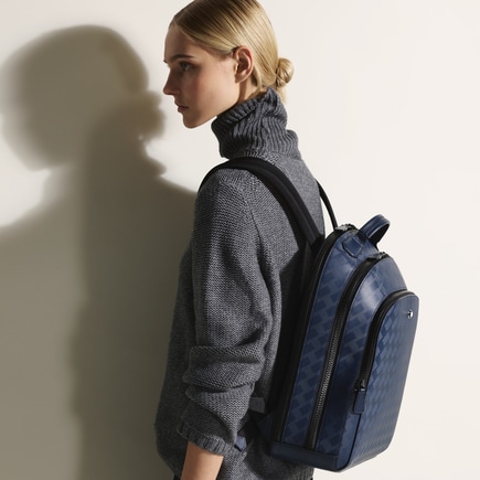 Mochila Mediana con 3 Compartimentos de Piel Extreme