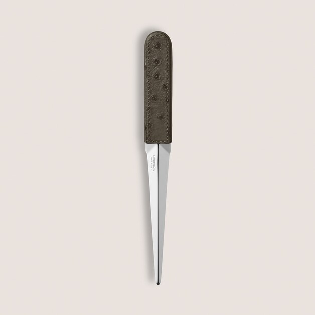 Letter Opener in Ostrich-Embossed Leather - 2