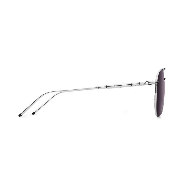 Squared Sunglasses with Silver-Colored Metal Frame - 2