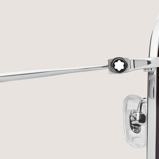 Squared Titanium Silver Col Frame - 3