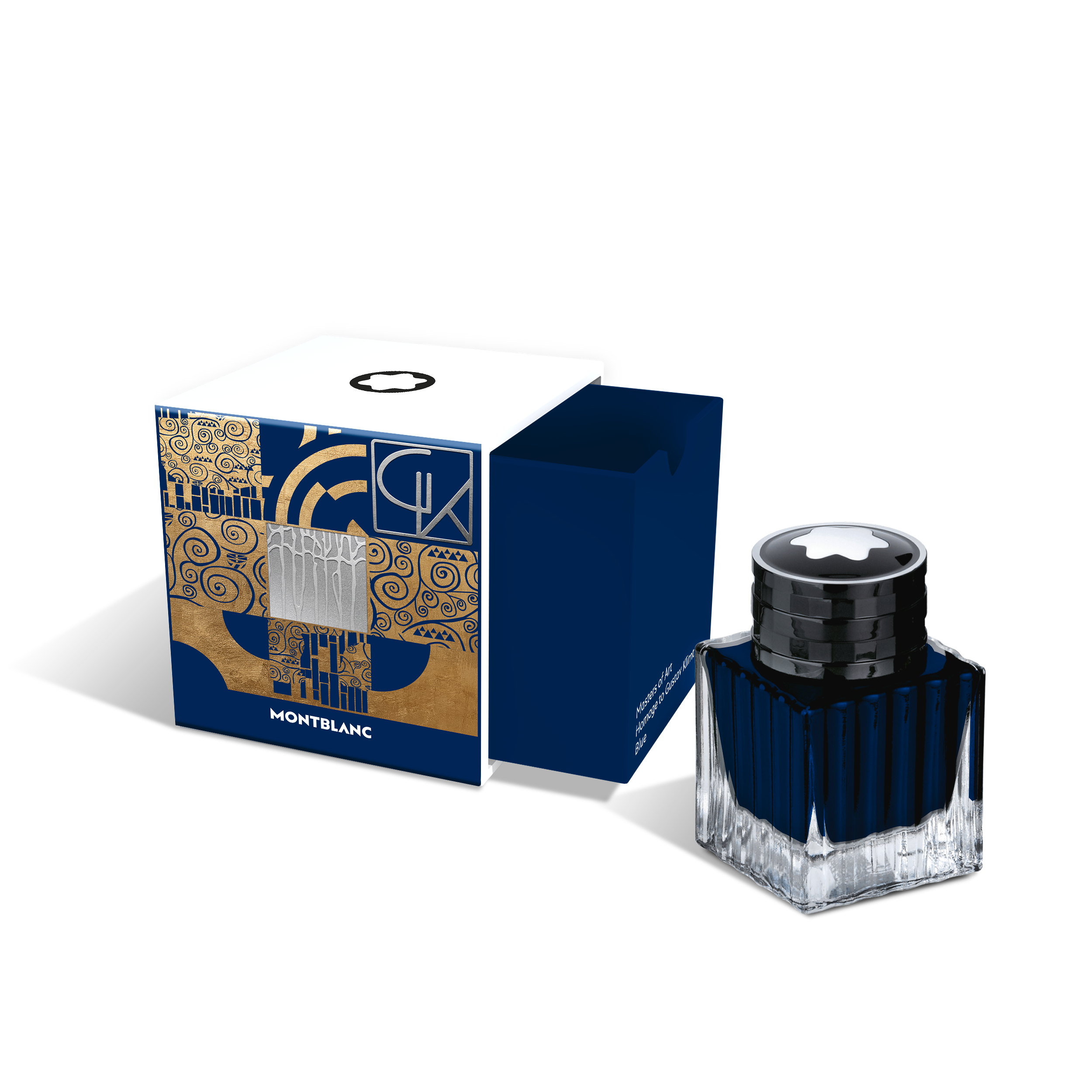 Ink bottle, Masters of Art Homage to Gustav Klimt, Blue - 50ml