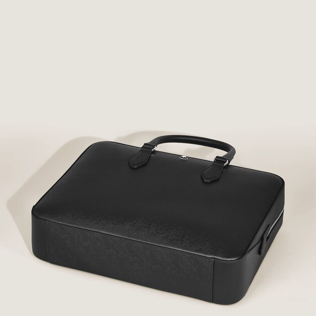 Medium Briefcase in Sartorial Leather - 10