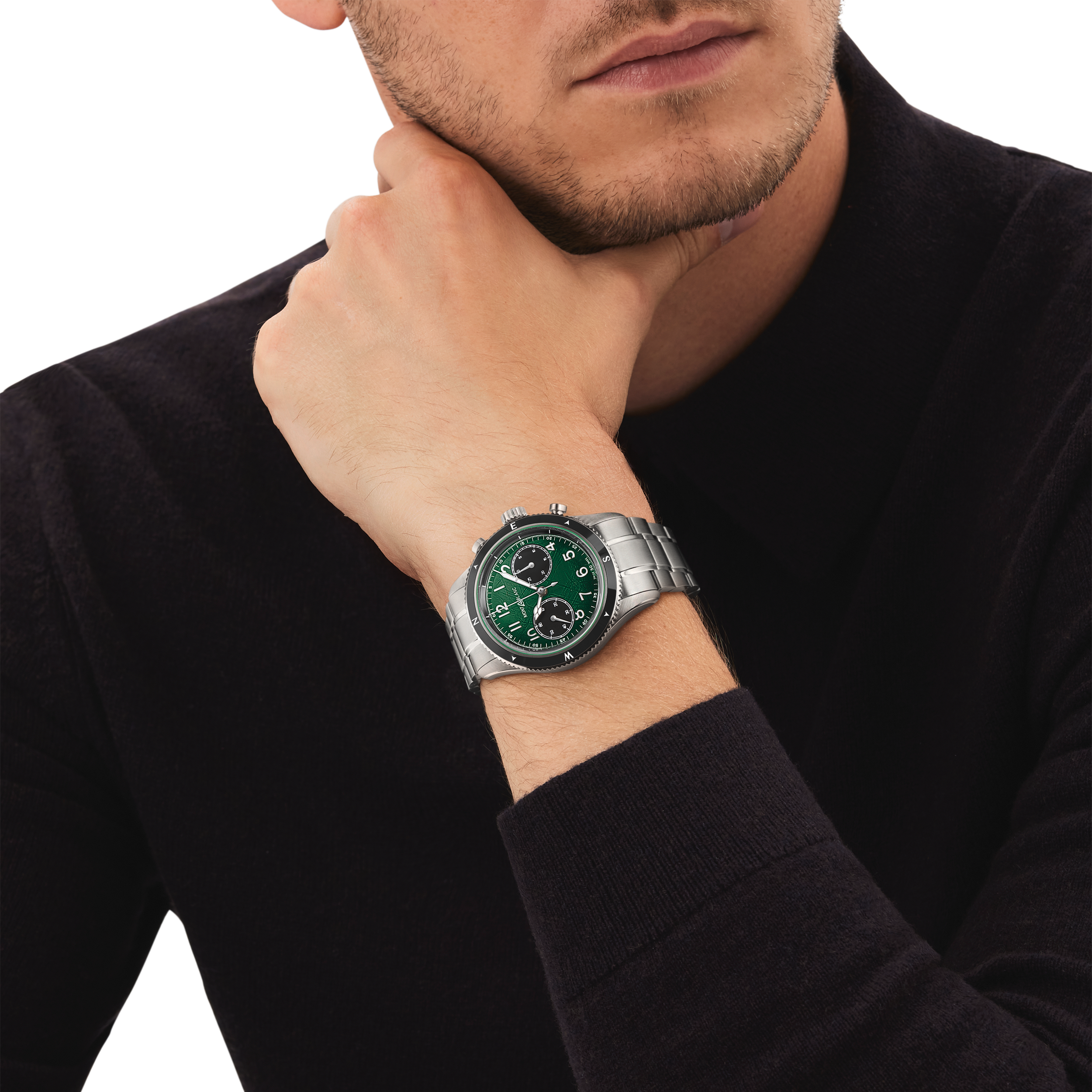 مون بلان 1858 أوتوماتيك كرونوغراف زيرو أكسجين