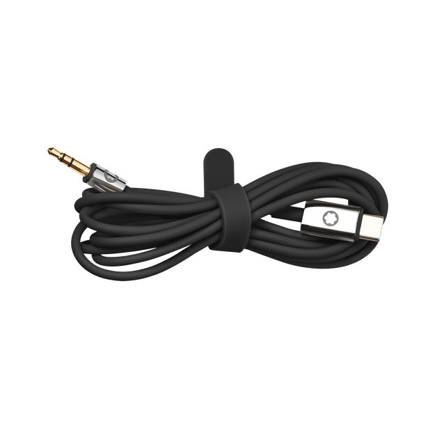 Black Travel Set for Montblanc MB 01 Headphones - 4