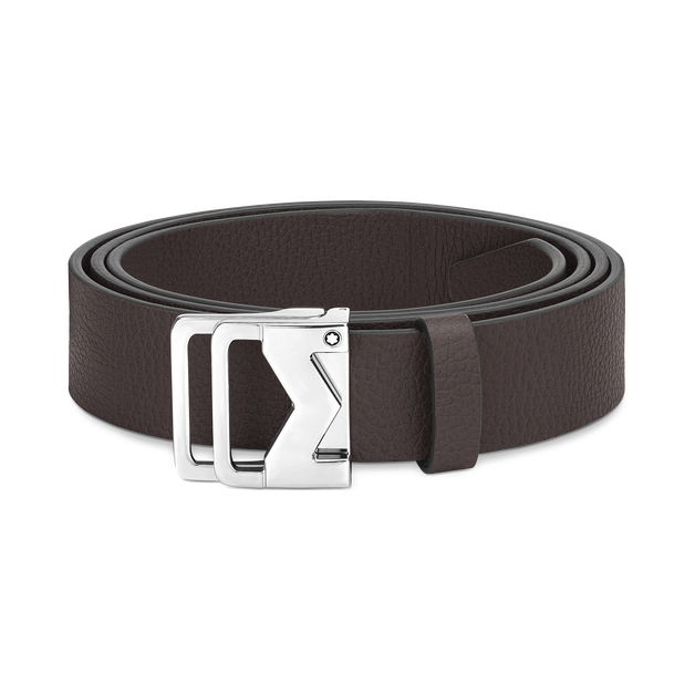 Ceinture M 35 mm en Cuir Cuir Grainé - 1