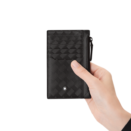 Card Holder 8cc with Zip in Extreme Leather