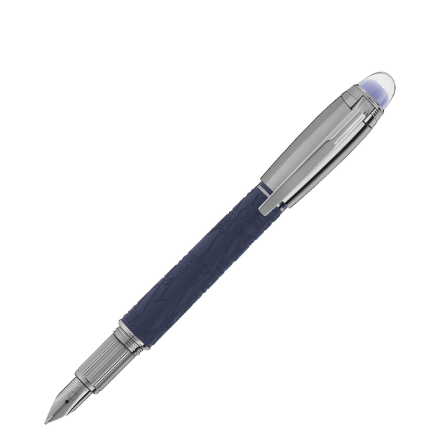Starwalker Space Blue Doué Fountain Pen - 7