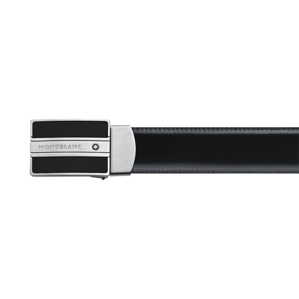 Montblanc Plate 30 mm Reversible Belt in Leather