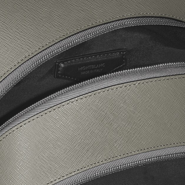 Sac à Dos Moyen Modèle avec 3 Compartiments en Cuir Sartorial - 7