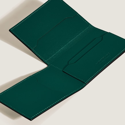 Porte-Cartes Trois Volets 4cc en Cuir Soft