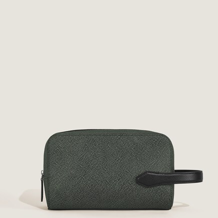 Wash Bag in Sartorial Leather
