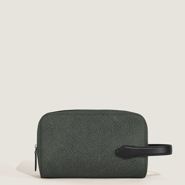 Wash Bag in Sartorial Leather - 3