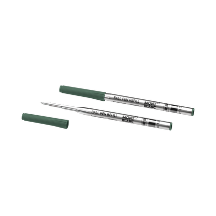 2 Ballpoint Refills, Irish Green - Medium