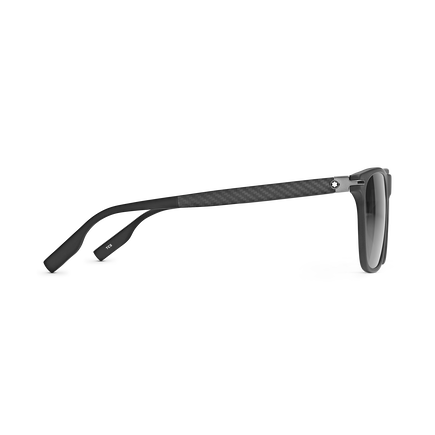 Squared Sunglasses with Black Colored Acetate Frame