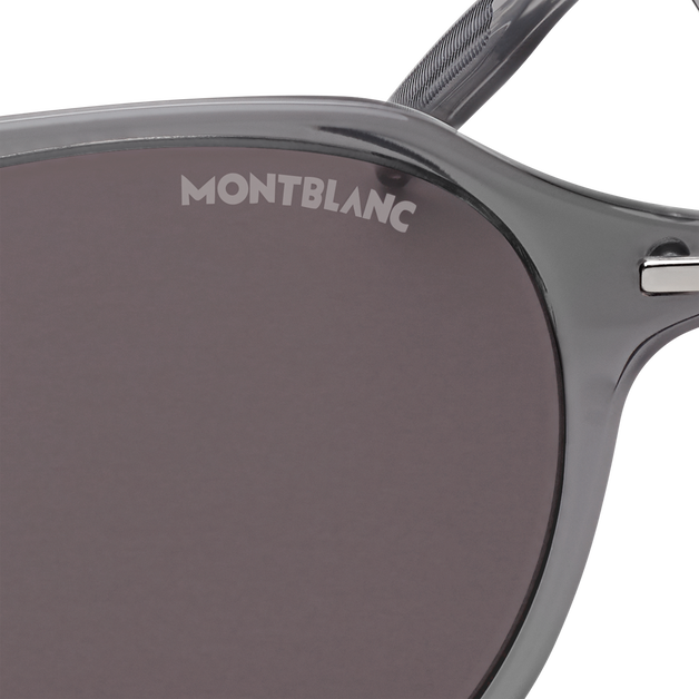 Round Sunglasses with Grey Injection Frame - 3
