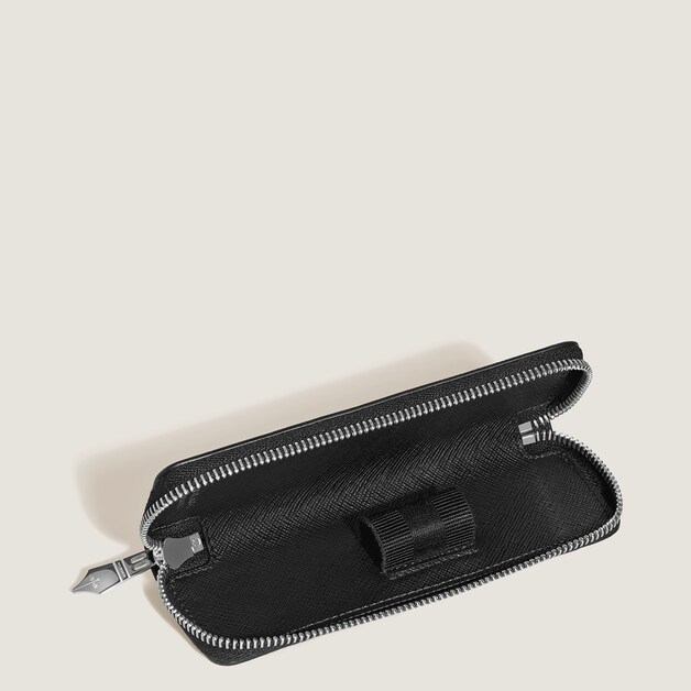 Étui pour 1 Instrument d'Écriture Zippé en Cuir Sartorial - 6