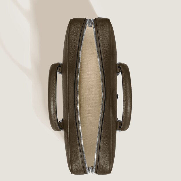 Medium Briefcase in Grain Leather - 8