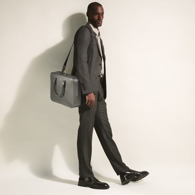 Medium Briefcase in Sartorial Leather - 9