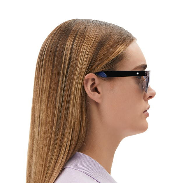 Rectangular Sunglasses with Gray Acetate Frame - 6