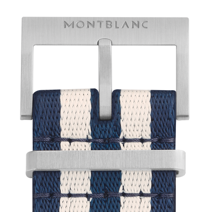 Blue & White Nylon Strap