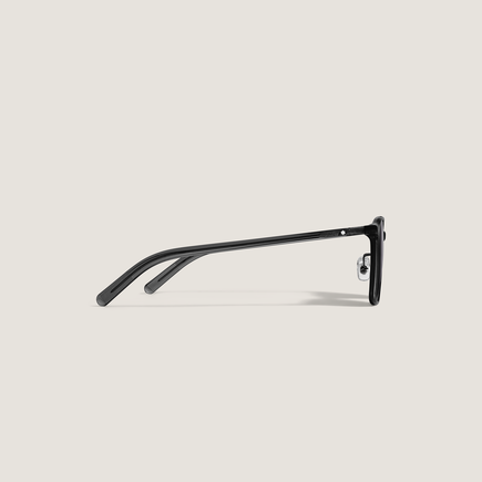 Oval Sunglasses with Acetate Black Frame Sunglasses