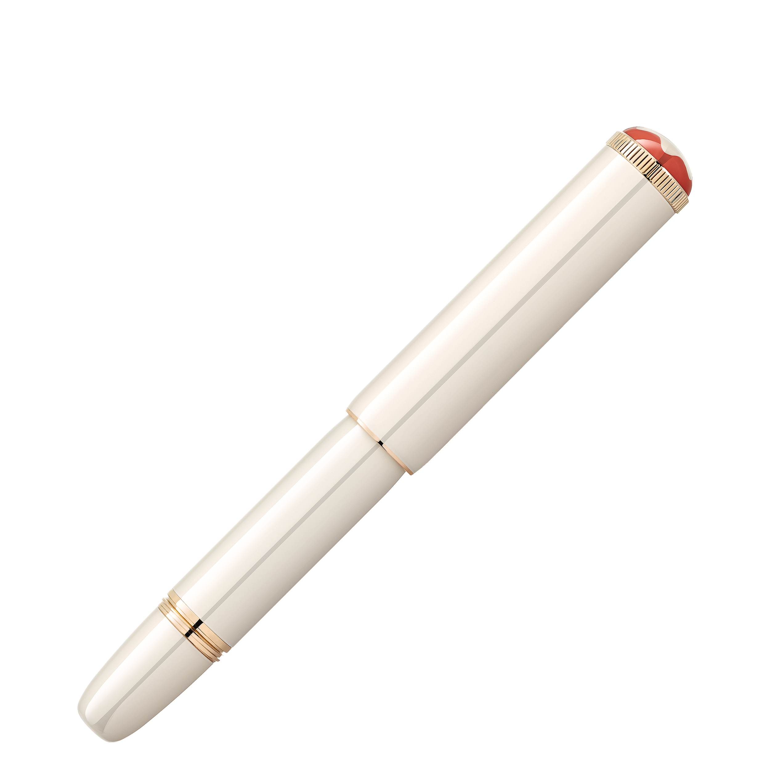 Montblanc Heritage Rouge et Noir "Baby" Special Edition Ivory-Coloured Rollerball