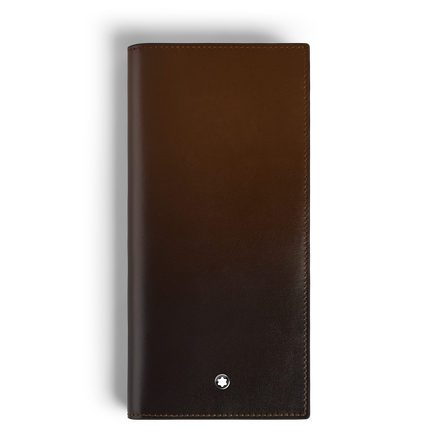 Portefeuille Long 14cc Zippé en Cuir Meisterstück Sfumato